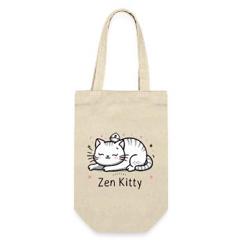 Zen kitty - Gift Bag for Bottles - nature - Front