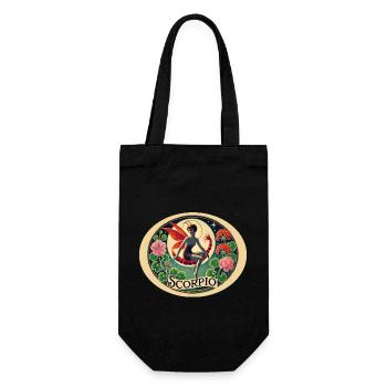 Scorpio - Gift Bag for Bottles - black - Front