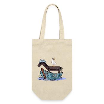 Horse Sailor Adventure Travel Boat Child Kids - Gift Bag for Bottles - nature - Front