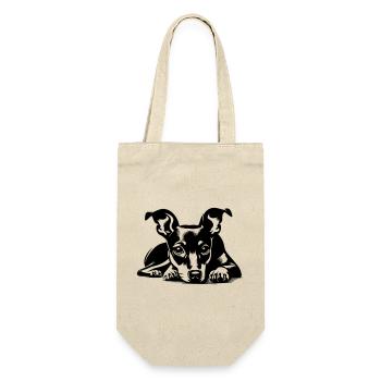 Pinscher nain - Sac à bouteille - nature - Devant