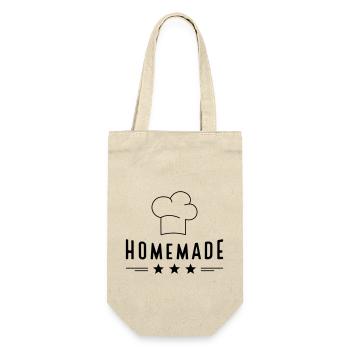L’essentiel est fait maison - Sac à bouteille - nature - Devant