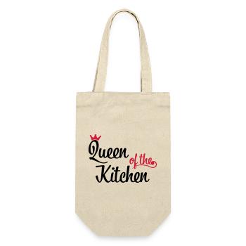 Lustige Weihnachtsgeschenke für Frauen die kochen - Geschenkbeutel für Flaschen - Natur - Vorne