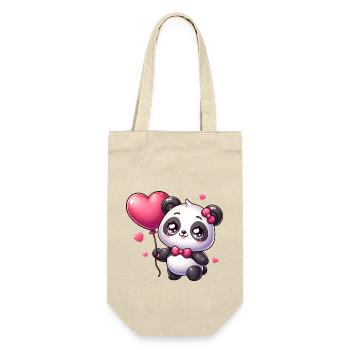 panda kawaii - Sac à bouteille - nature - Devant