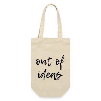 out of ideas - Gift Bag for Bottles - nature - Front