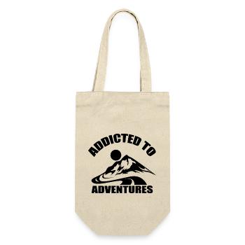 Hiking Hiking Sports Mountains - Gift Bag for Bottles - nature - Front
