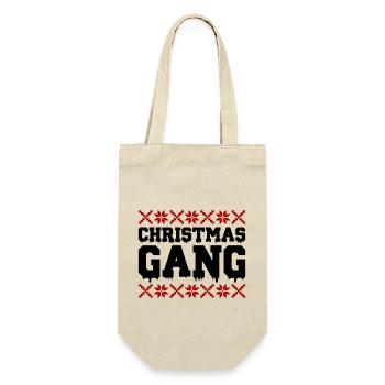 Christmas Gang - Gift Bag for Bottles - nature - Front