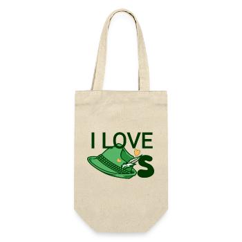 J’adore les chapeaux - Sac à bouteille - nature - Devant