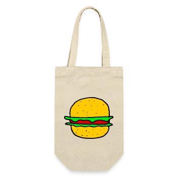 Super hamburger - Sac à bouteille - nature - Devant