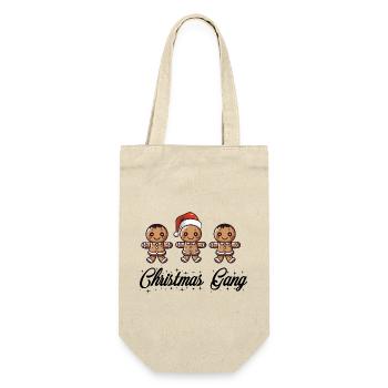 Gang de Noël bonhomme en pain d’épice - Sac à bouteille - nature - Devant