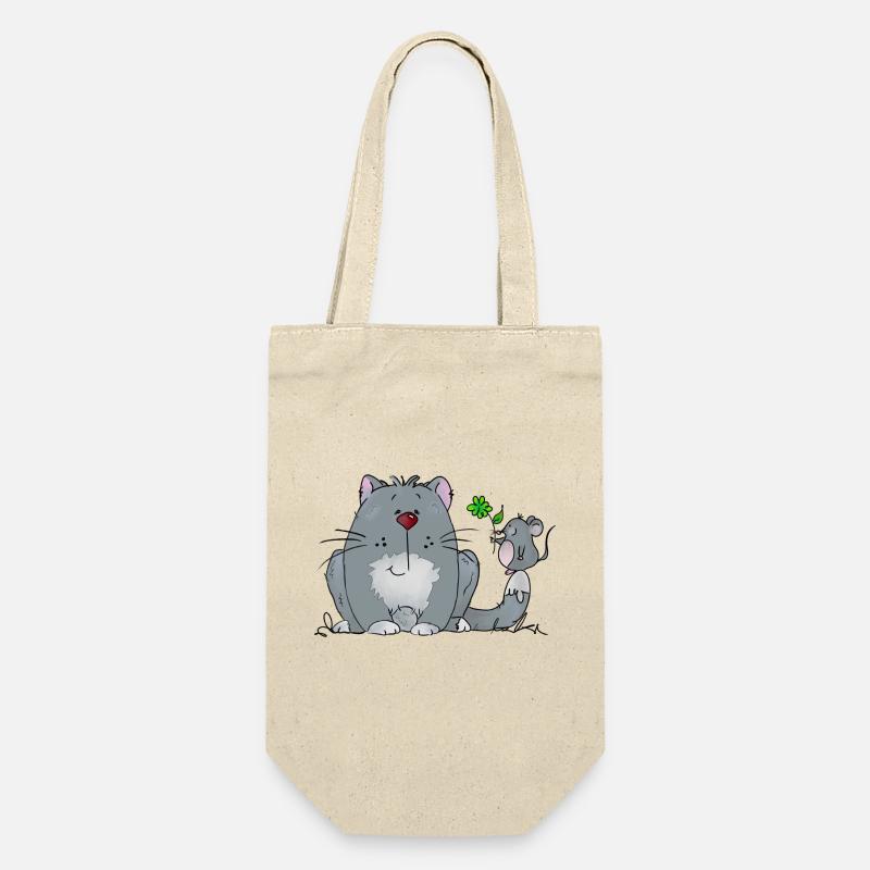 Chat et souris - Sac à bouteille - nature