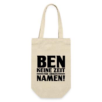 First name Ben - Gift Bag for Bottles - nature - Front