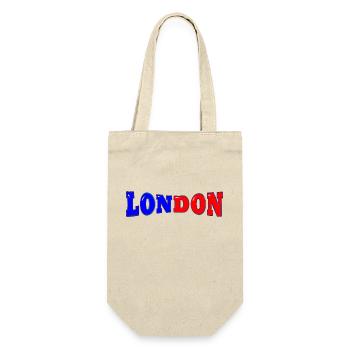 LON DON DISTORTION - Gift Bag for Bottles - nature - Front