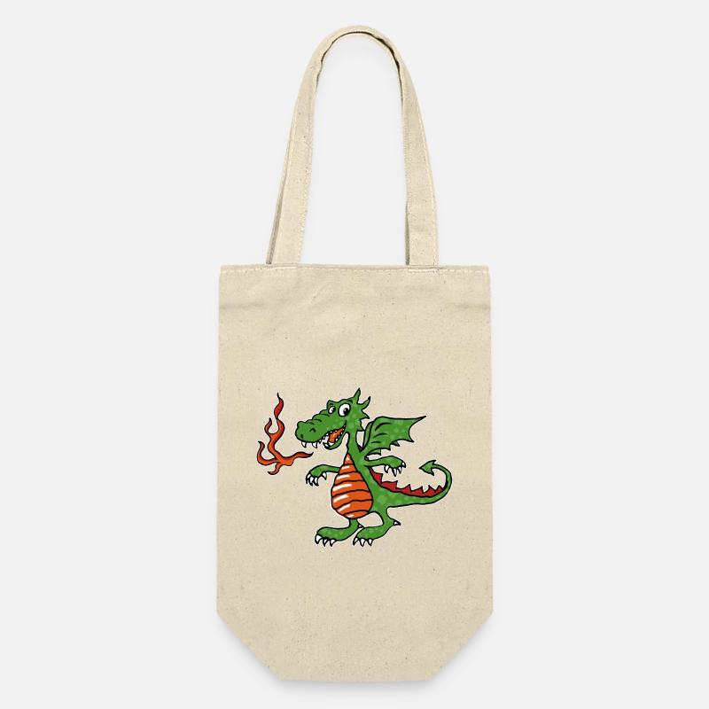 Petit dragon de feu - Sac à bouteille - nature