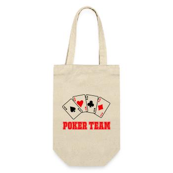Équipe de poker - Sac à bouteille - nature - Devant