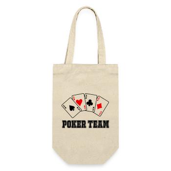Équipe de poker - Sac à bouteille - nature - Devant