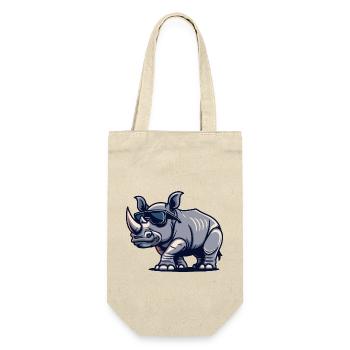 Rhino Comic Cool - Gift Bag for Bottles - nature - Front