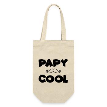 tee shirt papy cool - Sac à bouteille - nature - Devant