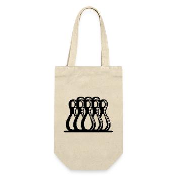 Bowling Pixel Art - Sac à bouteille - nature - Devant