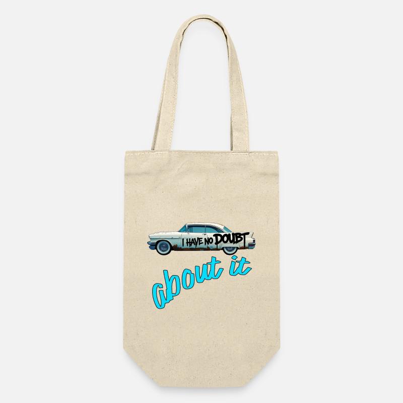 ausschließlich Oldtimer - Geschenkbeutel für Flaschen - Natur