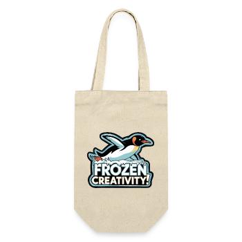 COOL TSHIRT, PINGUIN - Gift Bag for Bottles - nature - Front
