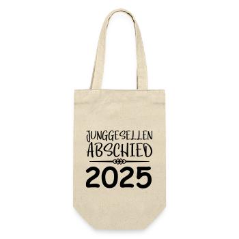 Bachelor party 2025 - Gift Bag for Bottles - nature - Front