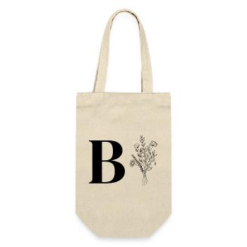 Minimalist flowers - Gift Bag for Bottles - nature - Front
