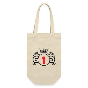 Coat of arms 1 - Gift Bag for Bottles - nature - Front