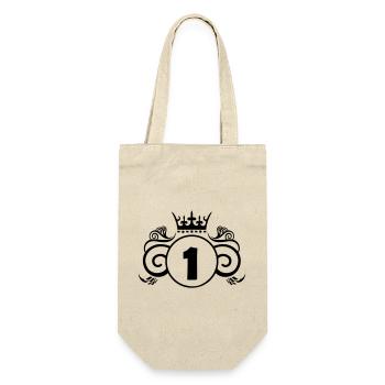 Coat of arms 1 - Gift Bag for Bottles - nature - Front