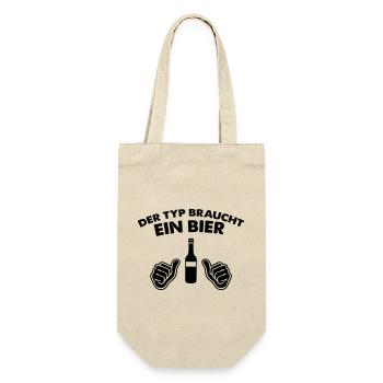 The guy needs a beer - Gift Bag for Bottles - nature - Front