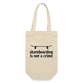 Le skateboard n’est pas un crime - Sac à bouteille - nature - Devant