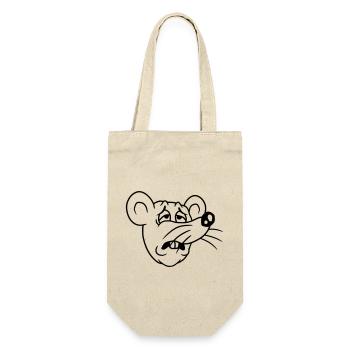 Souris épuisée triste désespérément fatiguée souffrance douce - Sac à bouteille - nature - Devant
