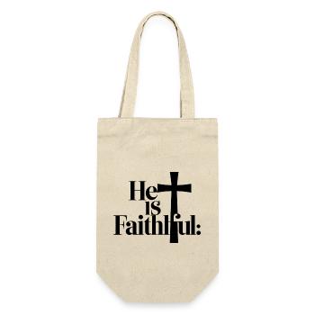 He is faithful - Gift Bag for Bottles - nature - Front