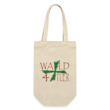 Waldviertler Kreuz - Geschenkbeutel für Flaschen - Natur - Vorne