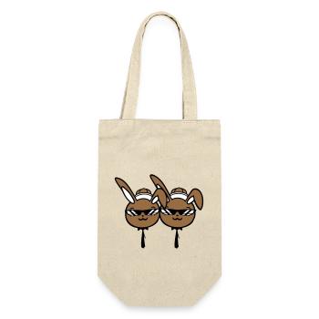 2 Sunglasses Bunnies Friends Team Crew Pair Two - Gift Bag for Bottles - nature - Front