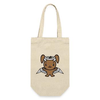 Ange Lapin Saint Ciel Ailes Bon Amour Volant - Sac à bouteille - nature - Devant