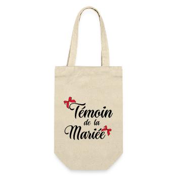 Témoin de la mariée noeud - Sac à bouteille - nature - Devant