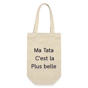 Ma tata c'est la plus belle - Sac à bouteille - nature - Devant
