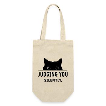 judging you silently - Gift Bag for Bottles - nature - Front