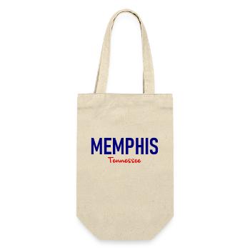 Memphis - Tennessee - USA - United States America - Geschenkbeutel für Flaschen - Natur - Vorne