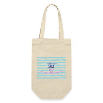 J’ai besoin de vitamine mer - Sac à bouteille - nature - Devant