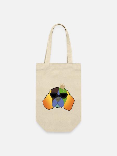 King Einstein - Geschenkbeutel für Flaschen - Natur