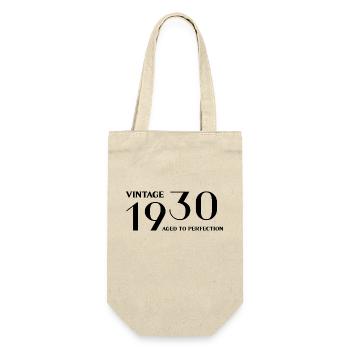 Vintage 1930 aged to perfection - Sac à bouteille - nature - Devant