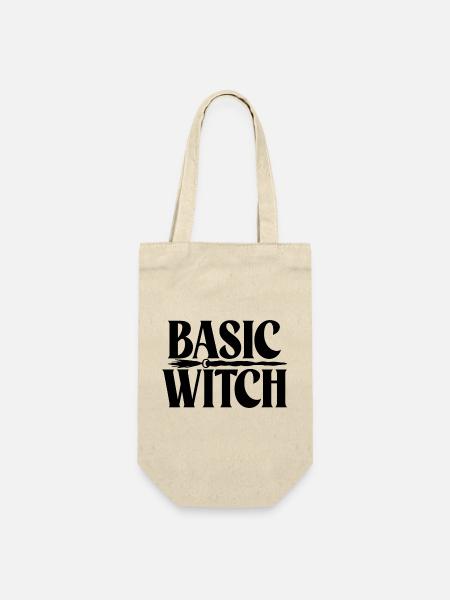 Basic Witch - Geschenkbeutel für Flaschen - Natur