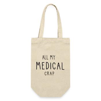 All my medical crap - Gift Bag for Bottles - nature - Front