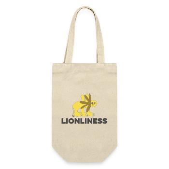 LIONLINESS - Lion Only Outsider Art - Gift Bag for Bottles - nature - Front