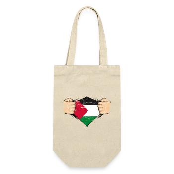Palestine Flag Design used - Gift Bag for Bottles - nature - Front