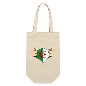 Algeria flag design used - Gift Bag for Bottles - nature - Front