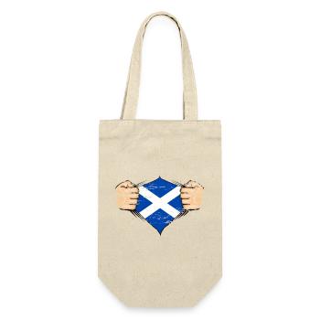 Scotland flag design used - Gift Bag for Bottles - nature - Front