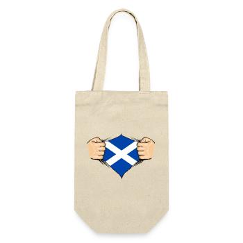 Scotland Flag Design - Gift Bag for Bottles - nature - Front