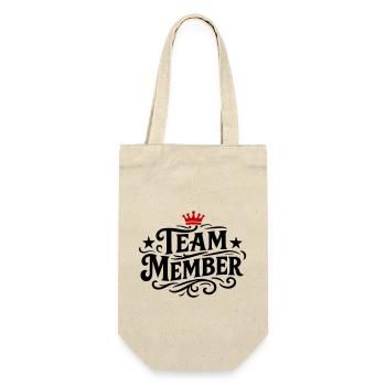 Team Member - Gift Bag for Bottles - nature - Front